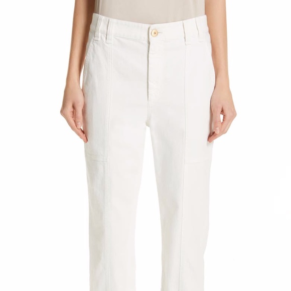 Brunello Cucinelli stretch cotton crop cargo pants